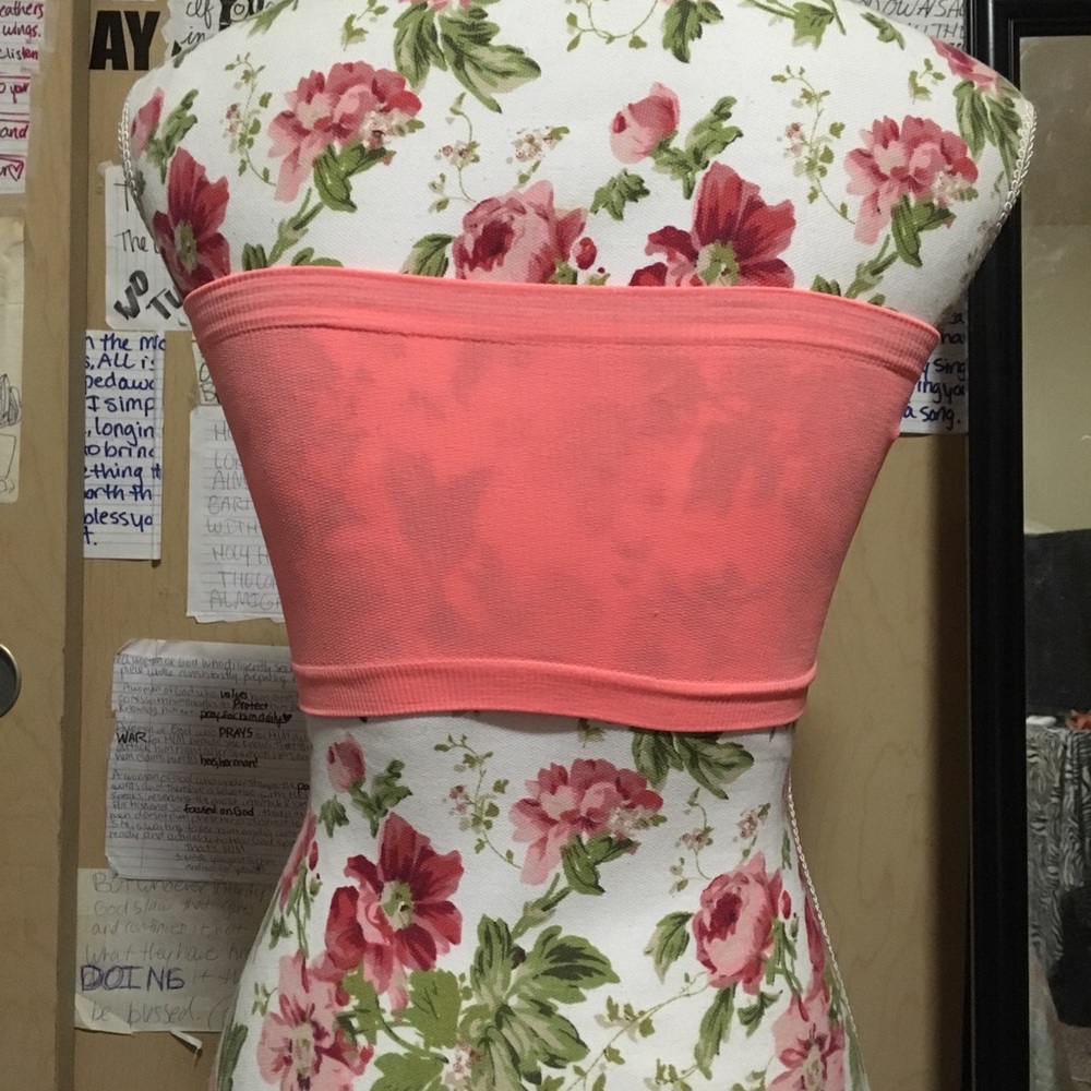 Pink Rhinestoned Bandeau - Picture 3 of 8